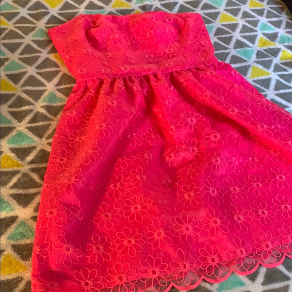 Strapless Lilly Pulitzer dress size 6